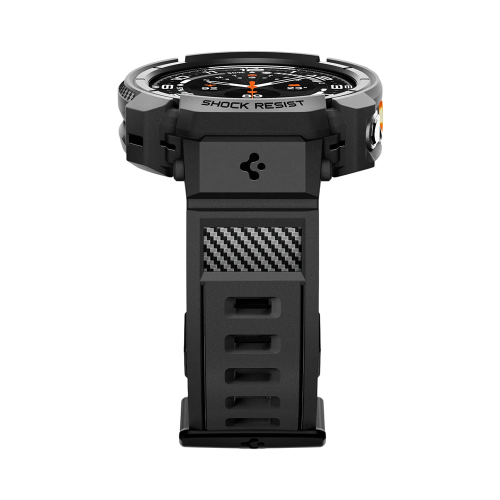 Cover til Samsung Galaxy Watch Ultra2, Spigen, Rugged Armor Pro, Mat Sort ACS11612