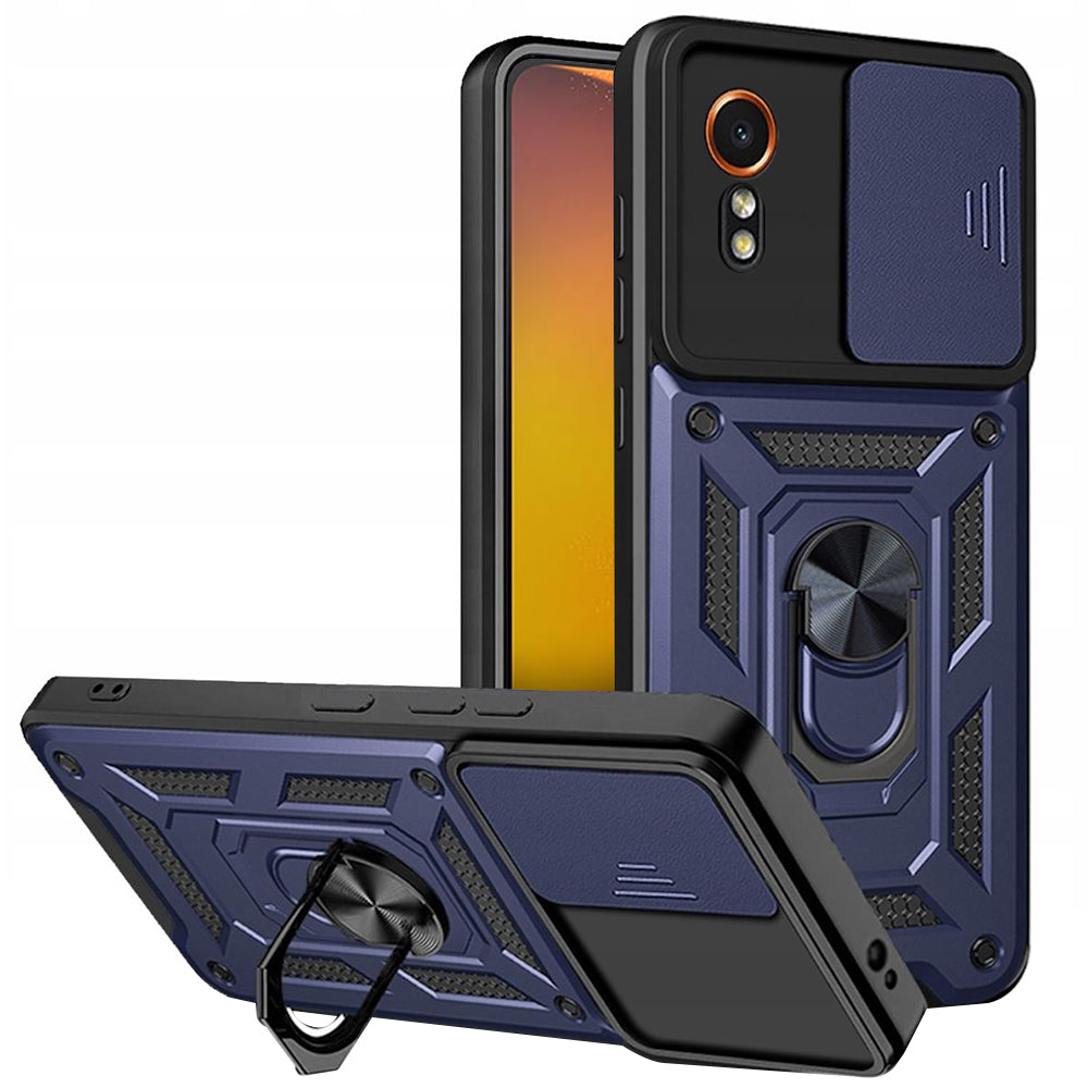 Cover til Samsung Galaxy Xcover7 G556, Techsuit, CamShield, Blå