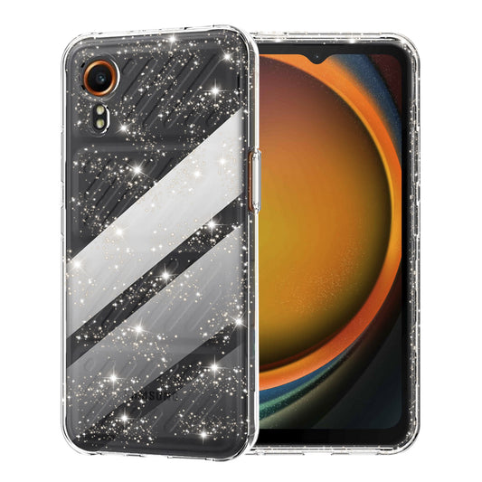 Cover til Samsung Galaxy Xcover7 G556, Techsuit, SparkleSkin, Transparent