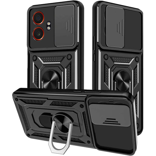 Cover til Samsung Galaxy XCover7 Pro, Techsuit, CamShield, Sort