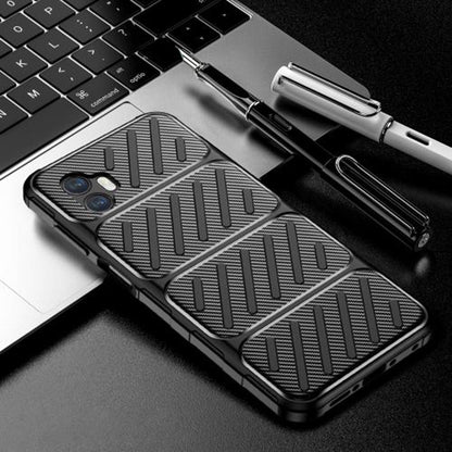 Cover til Samsung Galaxy XCover7 Pro, Techsuit, CarbonFiber, Sort