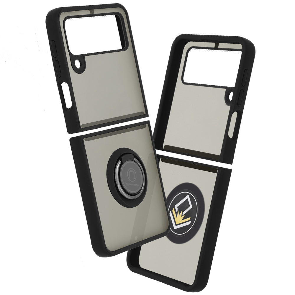 Cover til Samsung Galaxy Z Flip3 5G F711, Techsuit, Glinth, Sort