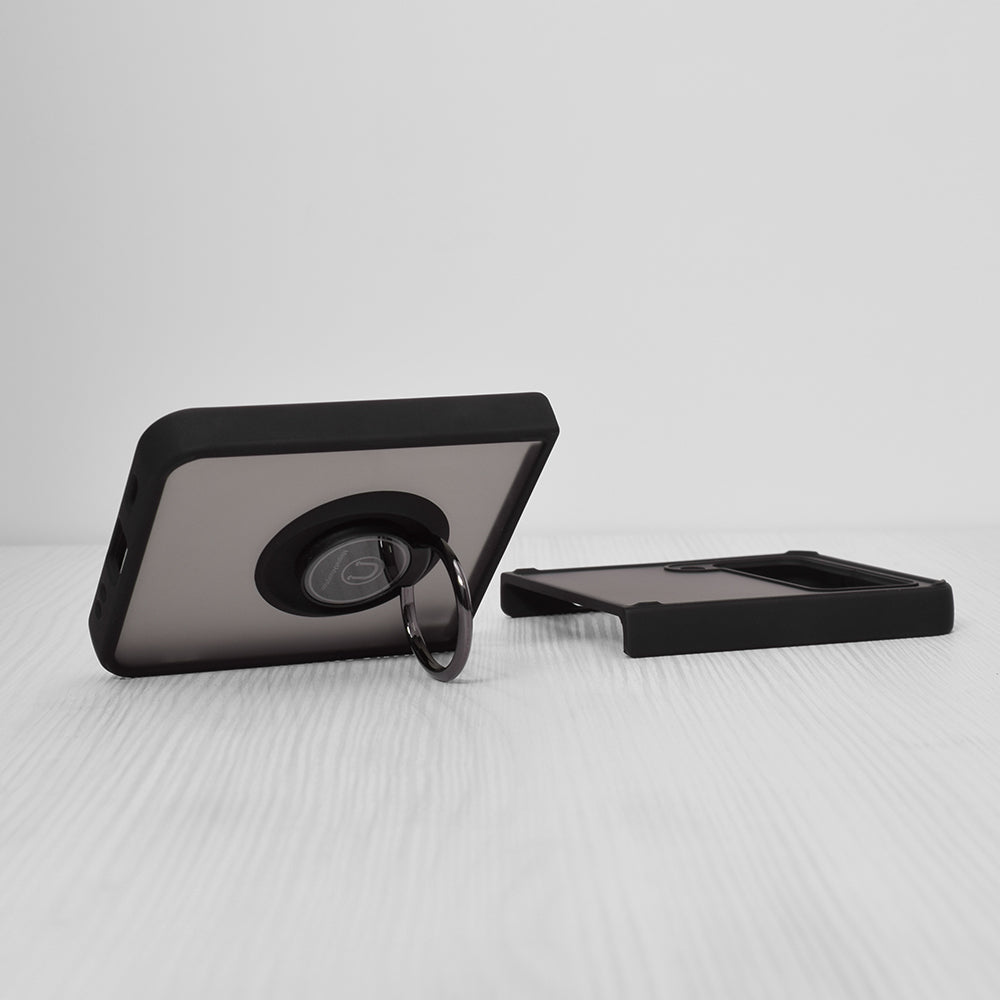 Cover til Samsung Galaxy Z Flip3 5G F711, Techsuit, Glinth, Sort