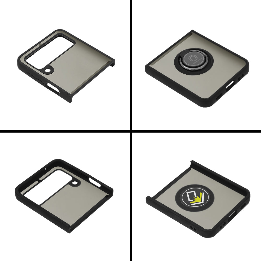 Cover til Samsung Galaxy Z Flip3 5G F711, Techsuit, Glinth, Sort
