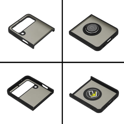 Cover til Samsung Galaxy Z Flip3 5G F711, Techsuit, Glinth, Sort