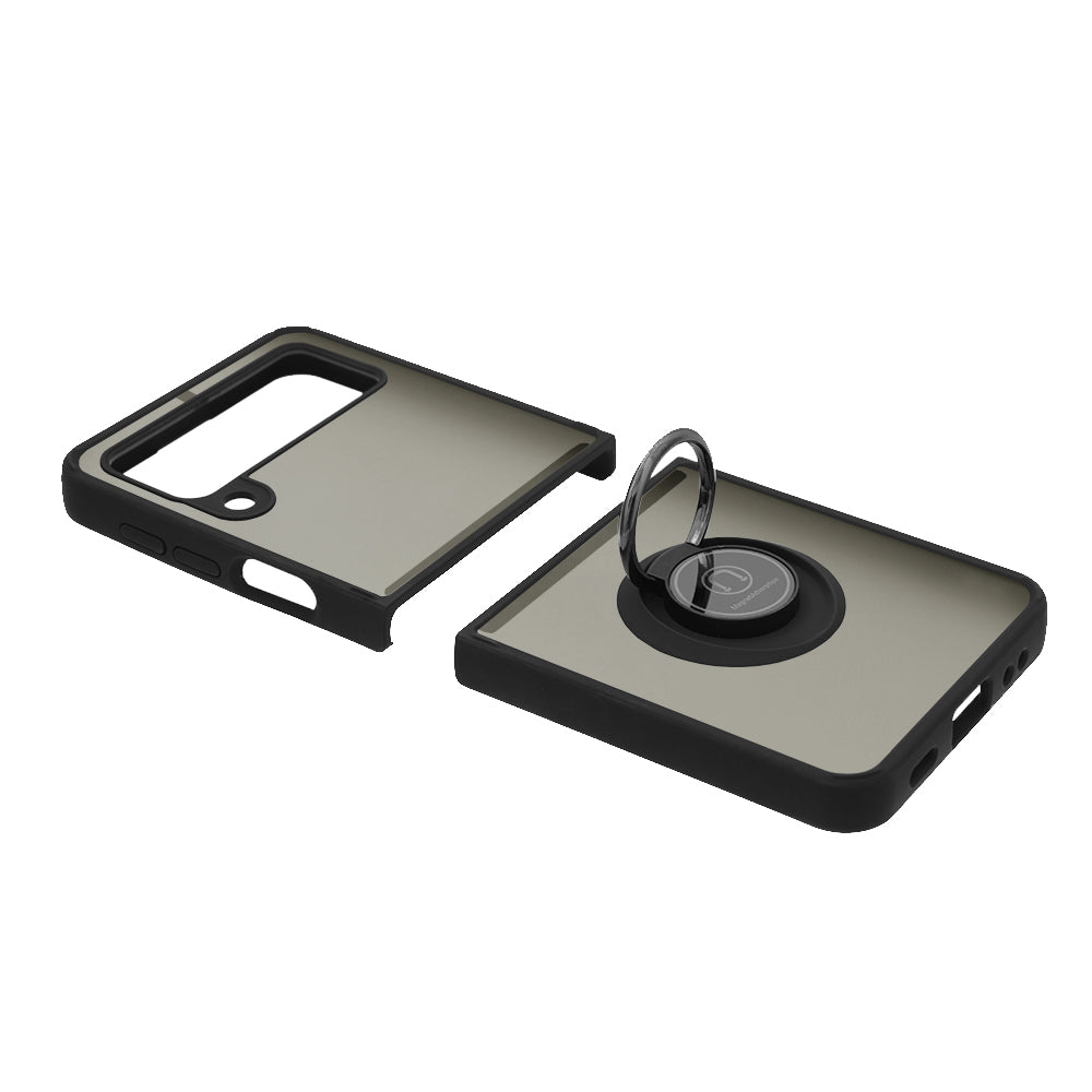 Cover til Samsung Galaxy Z Flip3 5G F711, Techsuit, Glinth, Sort