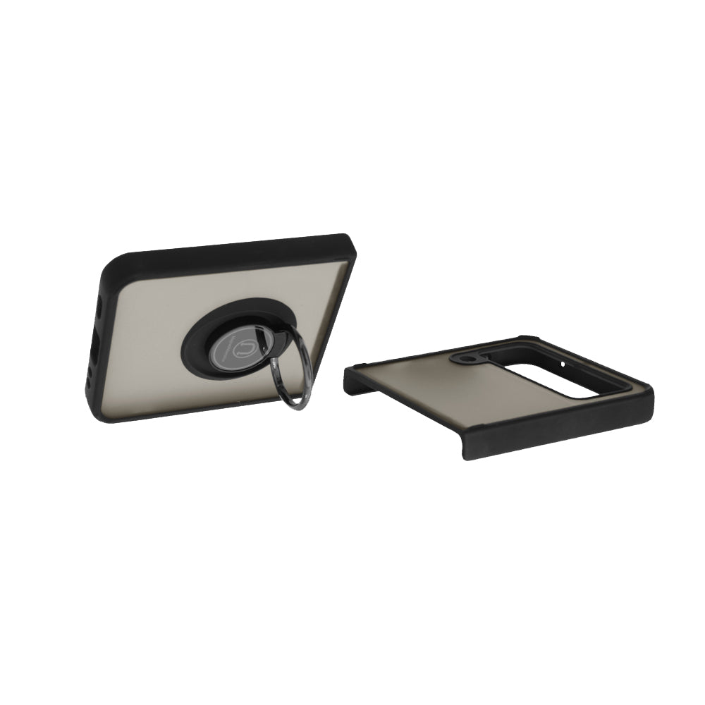 Cover til Samsung Galaxy Z Flip3 5G F711, Techsuit, Glinth, Sort