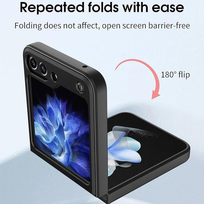 Cover til Samsung Galaxy Z Flip5 F731, Techsuit, CamGuard Pro, Sort