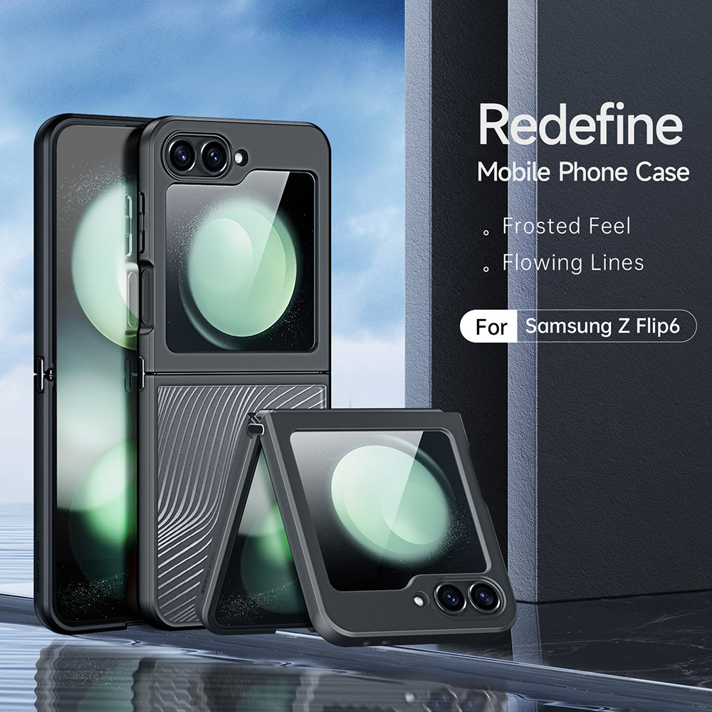 Cover til Samsung Galaxy Z Flip6 F741, DUX DUCIS, Aimo, Sort