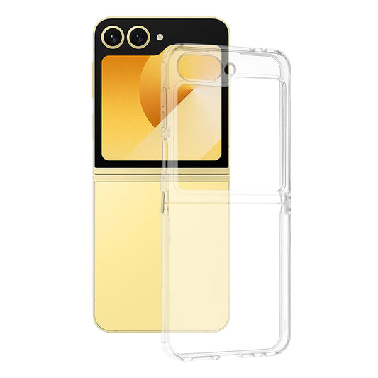 Cover til Samsung Galaxy Z Flip7 FE F761 / Z Flip6 F741, Techsuit, Klar, Transparent