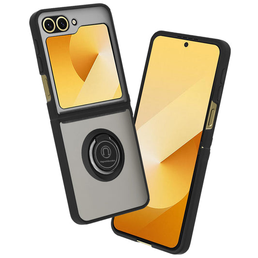 Cover til Samsung Galaxy Z Flip7 FE F761 / Z Flip6 F741, Techsuit, Glinth, Sort