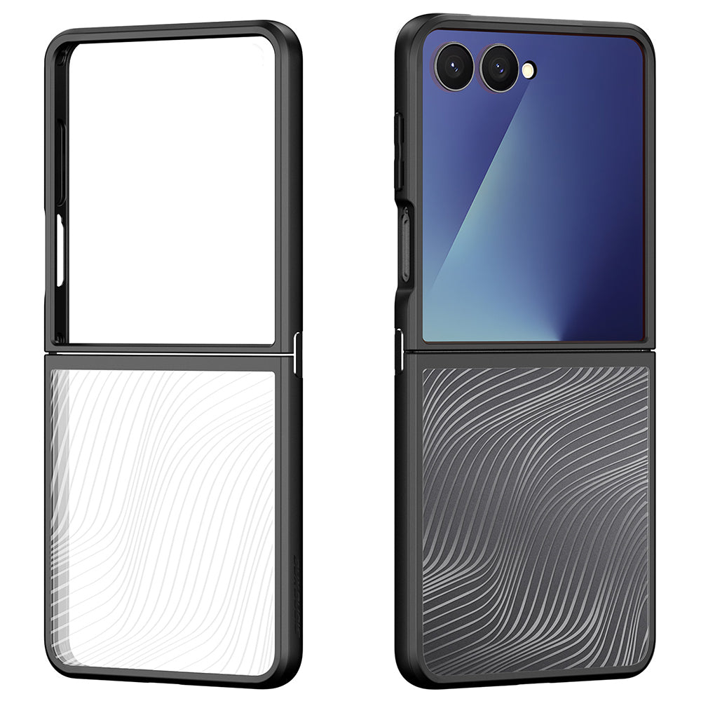 Cover til Samsung Galaxy Z Flip7 F766, DUX DUCIS, Aimo, Sort