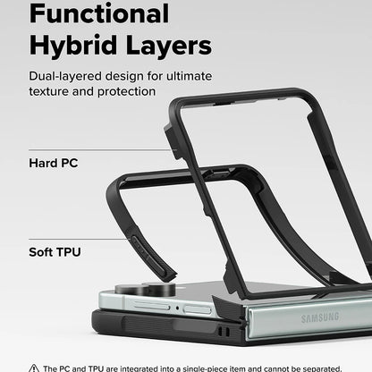 Cover til Samsung Galaxy Z Flip7 F766, Ringke, Onyx, Sort