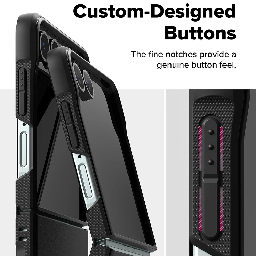 Cover til Samsung Galaxy Z Flip7 F766, Ringke, Onyx, Sort