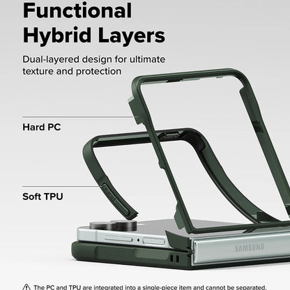 Cover til Samsung Galaxy Z Flip7 F766, Ringke, Onyx, Mørkegrøn