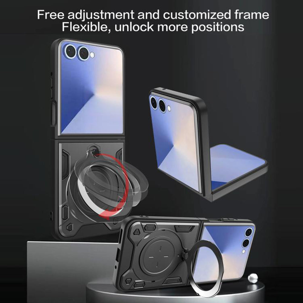 Case for Samsung Galaxy Z Flip7 F766, Techsuit, CamGuard Pro, Purple