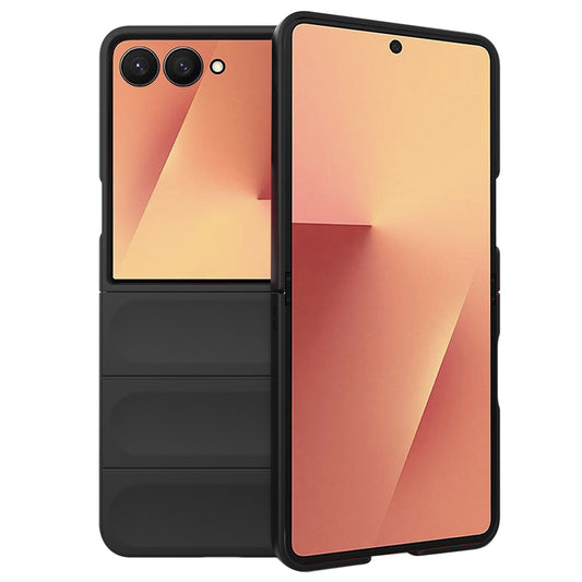 Cover til Samsung Galaxy Z Flip7 F766, Techsuit, Magic Shield, Sort