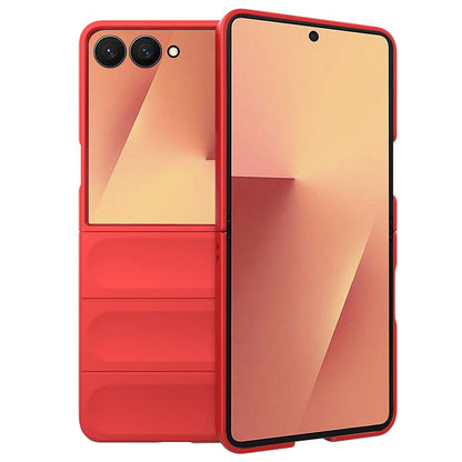 Cover til Samsung Galaxy Z Flip7 F766, Techsuit, Magic Shield, Rød