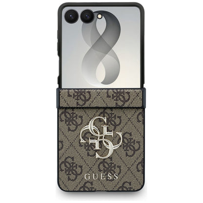 Cover til Samsung Galaxy Z Flip8 F776, Guess, 4G Big Logo, Brun