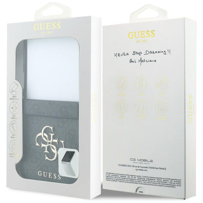 Cover til Samsung Galaxy Z Flip8 F776, Guess, 4G Big Logo, Sort