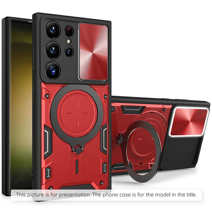 Cover til Samsung Galaxy Z Flip8 F776, Techsuit, CamGuard Pro, Rød