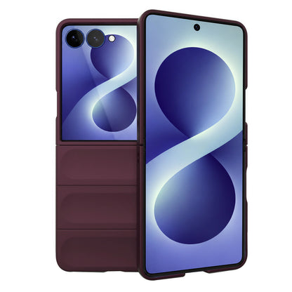 Cover til Samsung Galaxy Z Flip8 F776, Techsuit, Magic Shield, Vinrød