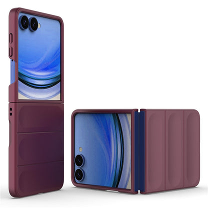 Cover til Samsung Galaxy Z Flip8 F776, Techsuit, Magic Shield, Vinrød