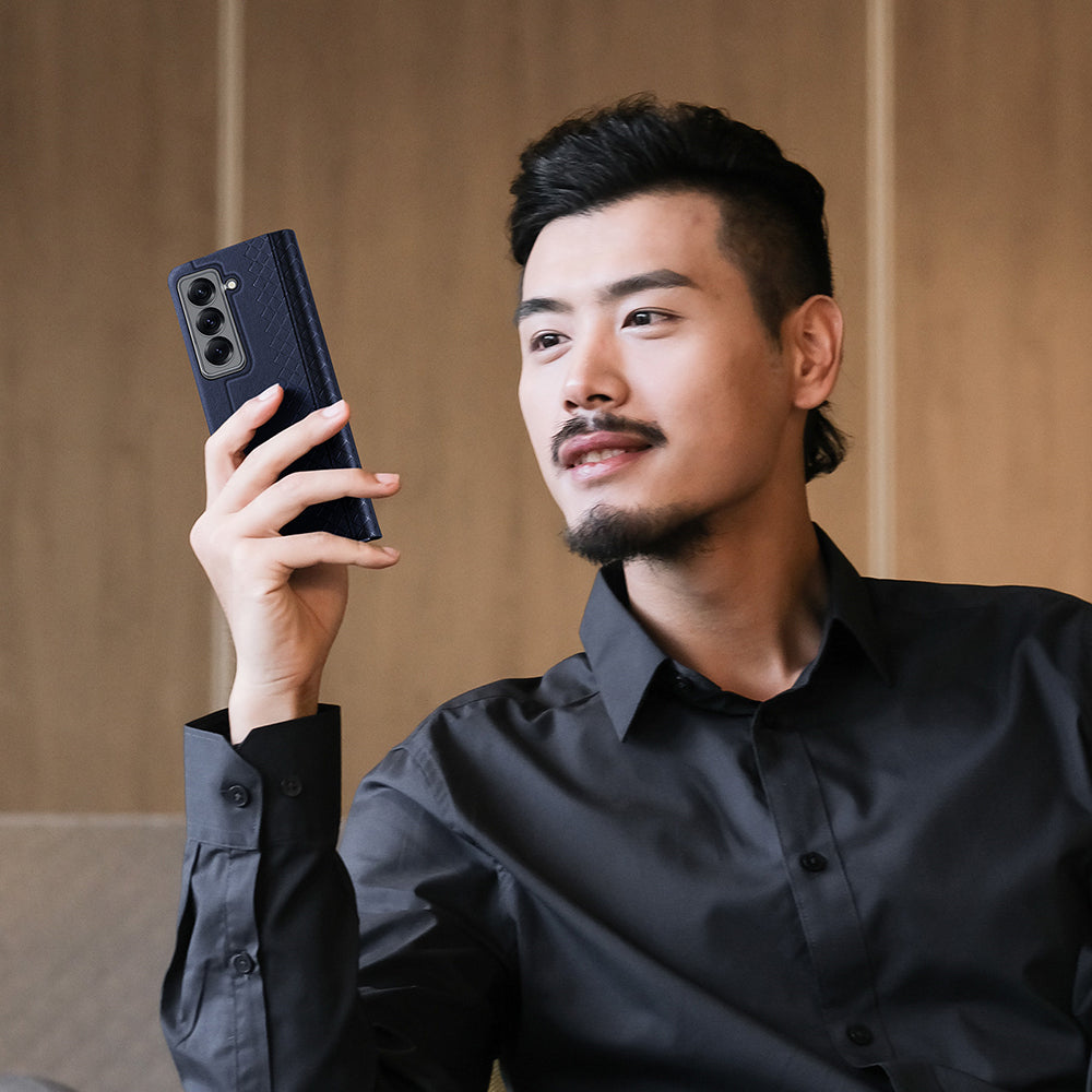 Cover til Samsung Galaxy Z Fold Special, DUX DUCIS, Bril, Blå