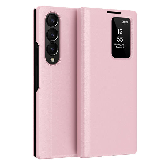 Cover til Samsung Galaxy Z Fold3 5G F926, Techsuit, SmartView, Pink