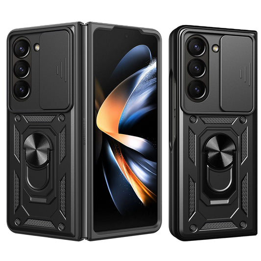 Cover til Samsung Galaxy Z Fold5 F946, Techsuit, CamShield, Sort