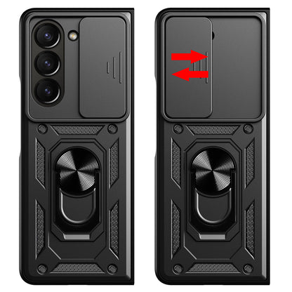 Cover til Samsung Galaxy Z Fold5 F946, Techsuit, CamShield, Sort