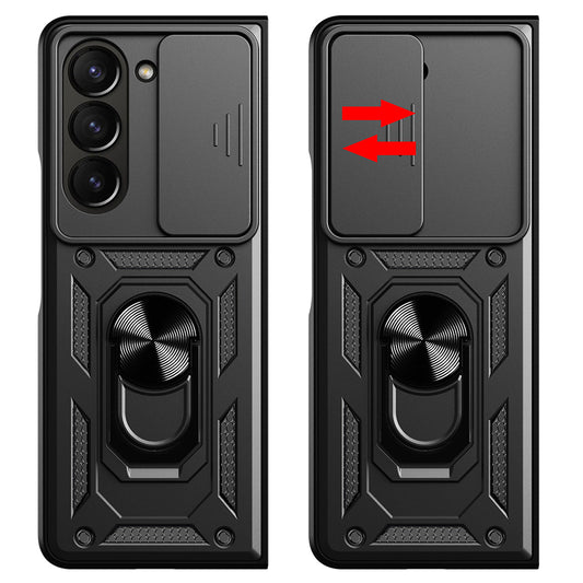 Cover til Samsung Galaxy Z Fold5 F946, Techsuit, CamShield, Sort