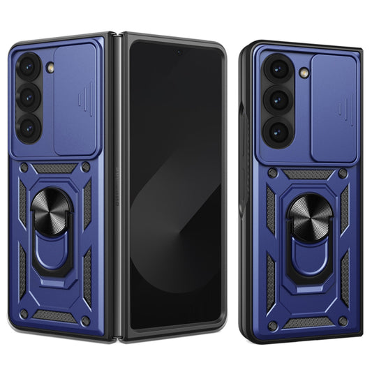 Cover til Samsung Galaxy Z Fold6 F956, Techsuit, CamShield, Blå