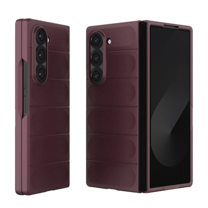 Cover til Samsung Galaxy Z Fold6 F956, Techsuit, Magic Shield, Vinrød
