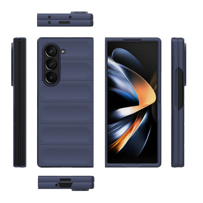 Cover til Samsung Galaxy Z Fold6 F956, Techsuit, Magic Shield, Vinrød