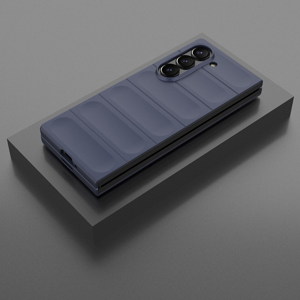 Cover til Samsung Galaxy Z Fold6 F956, Techsuit, Magic Shield, Vinrød