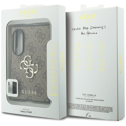 Cover til Samsung Galaxy Z Fold8 F971, Guess, 4G Big Logo, Brun