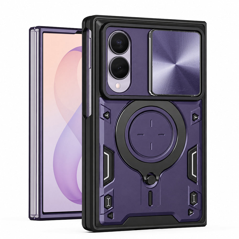 Cover til Samsung Galaxy Z Fold8 F971, Techsuit, CamGuard Pro, Lilla