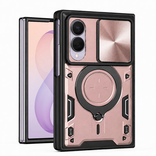 Cover til Samsung Galaxy Z Fold8 F971, Techsuit, CamGuard Pro, Lyserød Guld