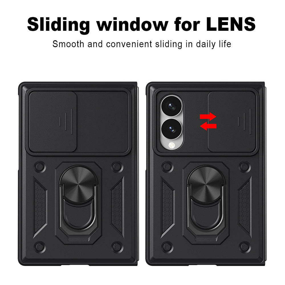 Cover til Samsung Galaxy Z Fold8 F971, Techsuit, CamShield, Sort