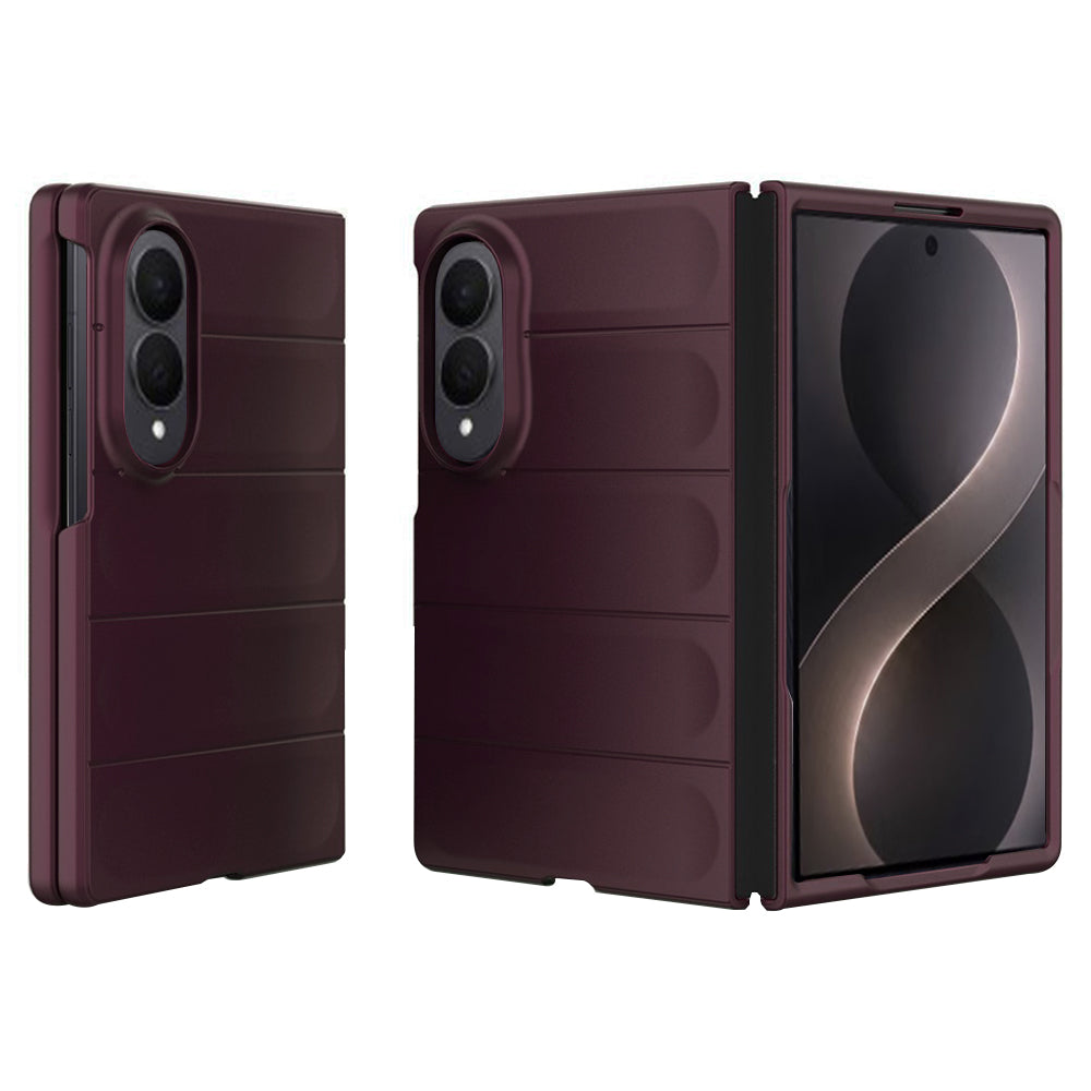 Cover til Samsung Galaxy Z Fold8 F976, Techsuit, Magic Shield, Vinrød