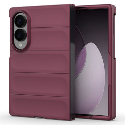 Cover til Samsung Galaxy Z Fold8 F976, Techsuit, Magic Shield, Vinrød