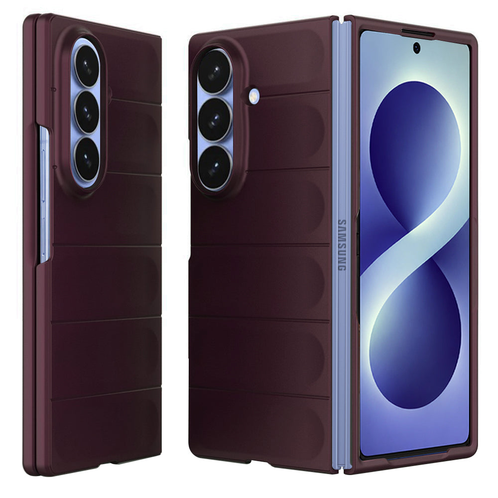 Case for Samsung Galaxy Z Fold8 Ultra F971, Techsuit, Magic Shield, Burgundy