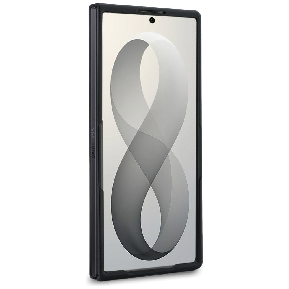 Cover til Samsung Galaxy Z Fold8 Ultra F976, Karl Lagerfeld, Saffiano Karl & Choupette Metal Pin, Sort