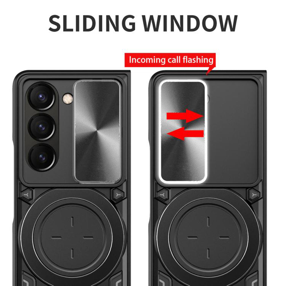Cover til Samsung Galaxy Z Fold8 Ultra F976 / Z Fold7 F966, Techsuit, CamGuard Pro, Lyserød Guld