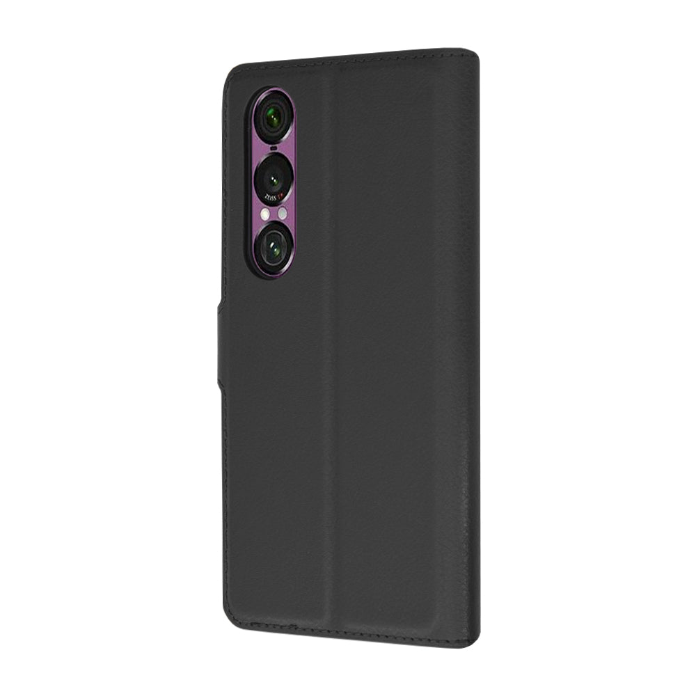 Cover til Sony Xperia 1 VI, Techsuit, Leather Folio, Sort