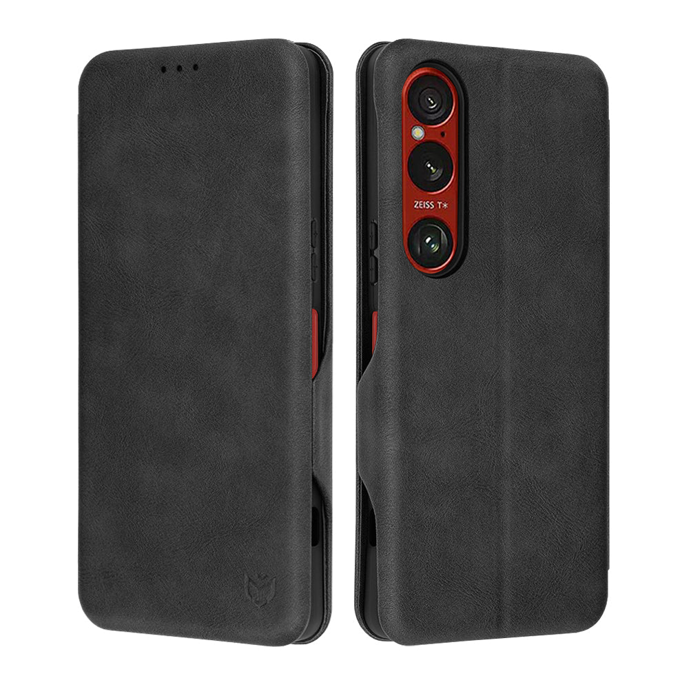 Cover til Sony Xperia 1 VI, Techsuit, Safe Wallet Plus, Sort