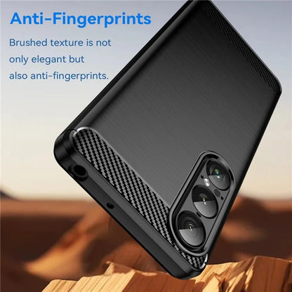 Cover til Sony Xperia 1 VII, Techsuit, Carbon, Sort