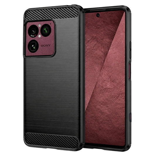 Cover til Sony Xperia 1 VIII, Techsuit, Carbon, Sort