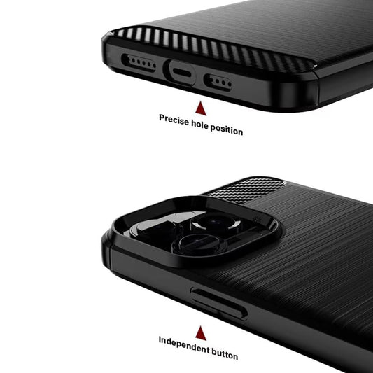 Cover til Sony Xperia 1 VIII, Techsuit, Carbon, Sort